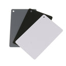 3 In 1 Digital White Black Grey Balance Cards 18% Gray Card For Photography