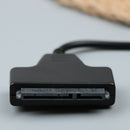 USB 2.0 to 2.5inch 22 7+15 serial ATA SATA 2.0 HDD/SSD adapter converter cable3C