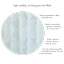 Europe White PEVA Bath Curtains Flower Eco-friendly Waterproof Shower Curta S2K2