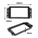 2 Din Car Stereo Install Dash Bezel Panel Mounting Frame Trim Kit for Chevrolet