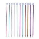 11pcs Multicolour Aluminum Single Pointed Yarn Weave Craft Crochet Hooks
