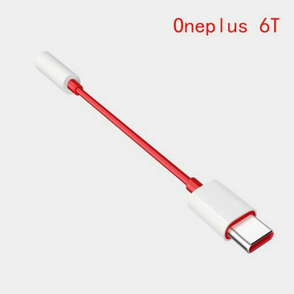 Oneplus T 6 T USB 3,1 Tipo C A 3,5mm Adaptador De Conector S9O8