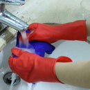 1 Pair Women Natural Latex Gloves Rubber Wear Resistant Working Gloves