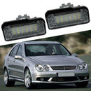 2pcs LED License Plate Lights for W211 W203 5D W219 R171 Number Plate Lamps