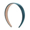 Solid Color Hair Hoops Simple Headband Women Girl Wide Hairband (Lake Blue) A