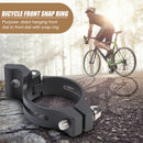 Bicycle Seatpost Clamp Aluminum Alloy MTB Road Bike Clip Black (31.8mm)