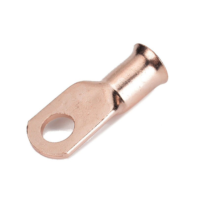 10pcs Heavy Duty Copper Battery Cable Lugs 4AWG 5/16 with 2:1 Heat Shrink Tube