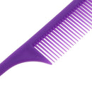 Hairdressing Fine Toothed Tail Pin Rat Tail Comb Hair Sectioning for Salon