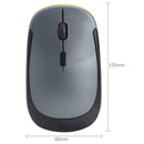 2.4G Wireless Mouse Optical 4 Button 1600DPI Mice w/USB Receiver (Grey)