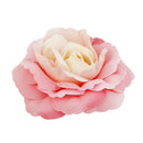 10 xSilk Camellia Artificial Flower Heads Wedding Bride Hair Clip Decor Pink
