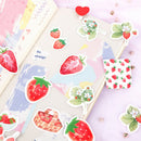 Strawberry Cheese Journal Decorative Stationery Stickers Scrapbooking  Alb_