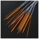 18 Pairs 32'' (80cm) Circular Carbonized Bamboo Knitting Kits Needles Set (