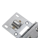Stainless Double Clamp Shower Hinges 180 Degree Glass Door Cabinet Kitchen 3c