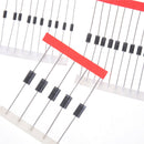 8 Valeurs 100Pcs Schottky Diode Assortment Kit IN4007 IN4148 IN5822 FR107 P0 BX
