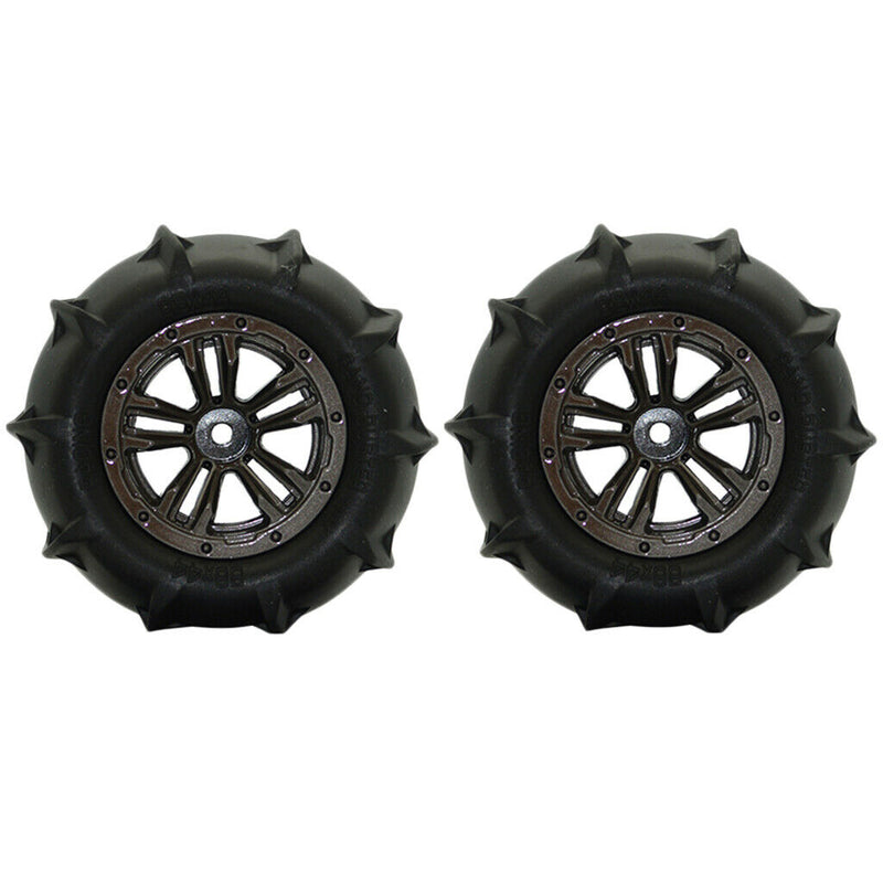 2pcs RC Car Plastic Wheel Tires 85mm for for Xinlehong Q901 Q902 DIY Part