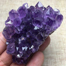 Natural Amethyst Quartz Geode Druzy Crystal Cluster Specimen Healing Best G3I1
