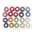 20Pcs Plastic Sewing Machine Bobbins Threads Spools For Clothing Designer