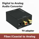 Digital Signal to Analog Audio Converter Coaxial Decoder+USB Cable A
