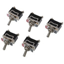 5 x Switch ON-OFF Switching Inverter Car Auto Metal Lever SPST P8Z1