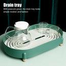 Nordic Tea Cup Plate Drain Tray Kitchen Tools Holder Organizer Vegetable Fruit
