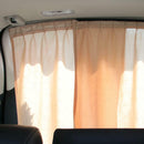 2Pcs Beige VIP Car Van SUV Window Curtain UV Sunshade Visor Kit Univer DIM