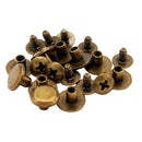 10 Pieces Rivets Prong Buckle Snap Button Art Clasps 10x5mm