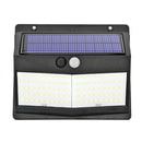 100LED Solar PIR Motion Sensor Wall Light Outdoor Waterproof Garden Lamp
