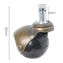 2'' Office Chair Caster Wheels Standard Stem Size Replacement Chair Wheel