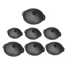 Cookware Cast Iron Casserole Pot with lid for Braising Slow Cooking 14cm