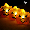 Pumpkin Night Light LED Wall Lamp Halloween Decor Party Shop Bar Light Qual L1R0