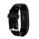 115 PLUS Smart Band Color Screen Heart Rate Monitor Fitness Tracker (Black) A