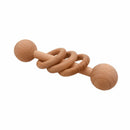 1 Pcs Wooden Teether Rattle Activity Gym Toys Wooden Blank Ring Teething ToyI2L2