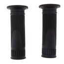 Universal Motorcycle 7/8" Handle Bar Hand Grips Retro Handlebar Black