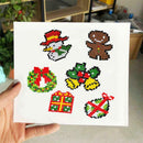 DIY Kids Round Diamond Christmas Stickers Full Drill Diamond Painting Kits