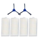 2pcs Side Brush+4pcs Filters Vacuum Cleaner Replacement Kit for Robovac 11S
