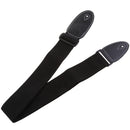 Durable Guitar Belt With PU leather Ends Fits for Guitar & Bass Accessory Black