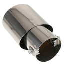 64mm Stainless Steel Exhaust Silencer Car Exhaust Pipe Tip Tip Pipe