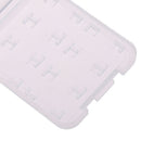 2x 8 in 1 Transparent TF MS Memory Card Holder Plastic Case Storage Box ME