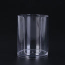 1pc acrylic organizer box round container storage make up cotton pad box   Z