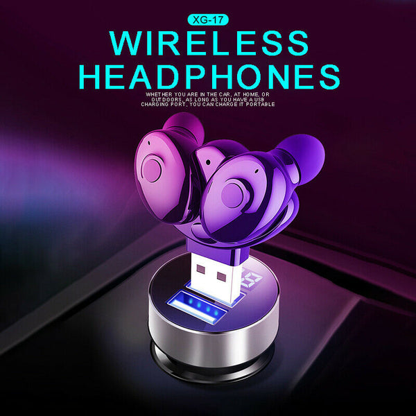 Wireless Earphones Headphones Mini Earbuds Waterproof Running Headset