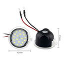 2pcs LED Under Mirror Puddle Lights for Ford F150 Edge Mondeo Explorer Flex A