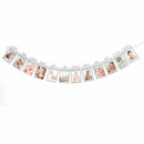 DIY Monthly Paper 1St One Year Old Baby Photo Booth Birthday Banner String  L2K7
