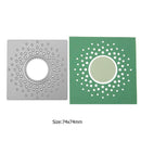 2pcs Circle Cutting Dies Stencils Scrapbook Embossing DIY Craft Album Card