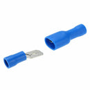 100Pcs 22-16AWG Insulated Piggy Back Splice Crimp Electrical Terminal Block