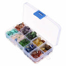 10 Color Natural Gravel Crystal Stone Rock Gem Chips Healing Fish Tank Aq PSK