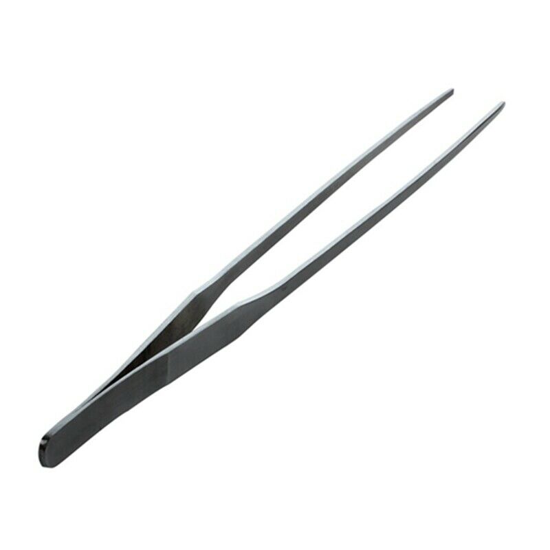Stainless Steel Aquarium Live Plant Straight Tweezers B9Y3