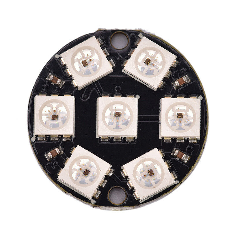 7-Bit WS2812 5050 RGB LED Ring Round Decoration Bulb Arduino A Kw