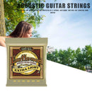 2006 Earthwood 80/20 Acoustic Guitar Strings Music Instrument Parts 10-50