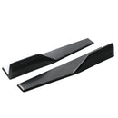 45cm Universal Car Side Skirt Rocker Splitters Winglet Wings Protector