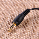 Mini 3.5mm Tie Clip on Mic Lapel Lavalier Microphone fr Smart Phone PC Laptop Hf